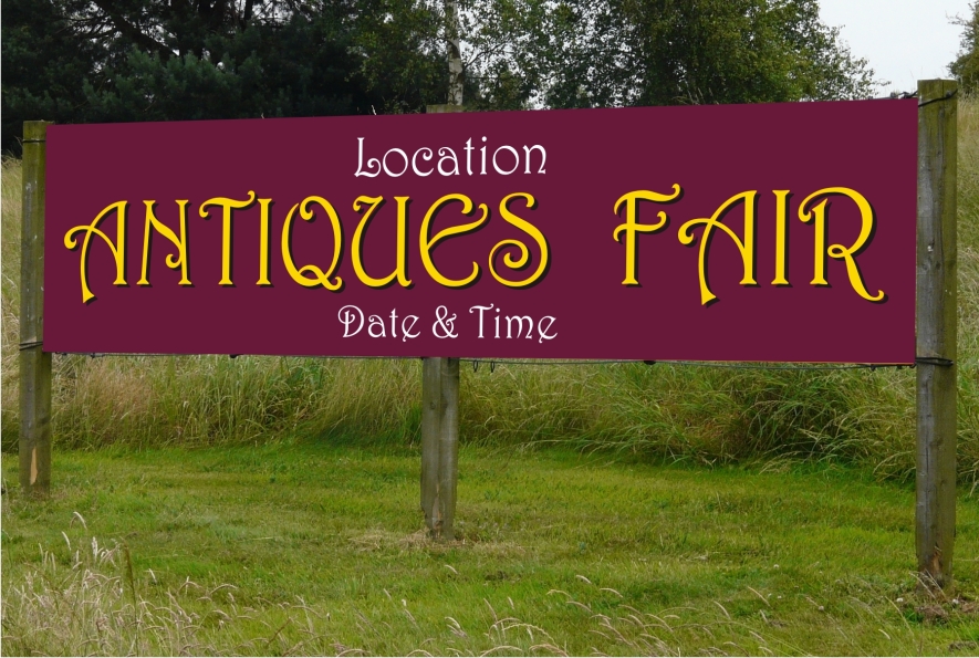 Antiques Fair Banner