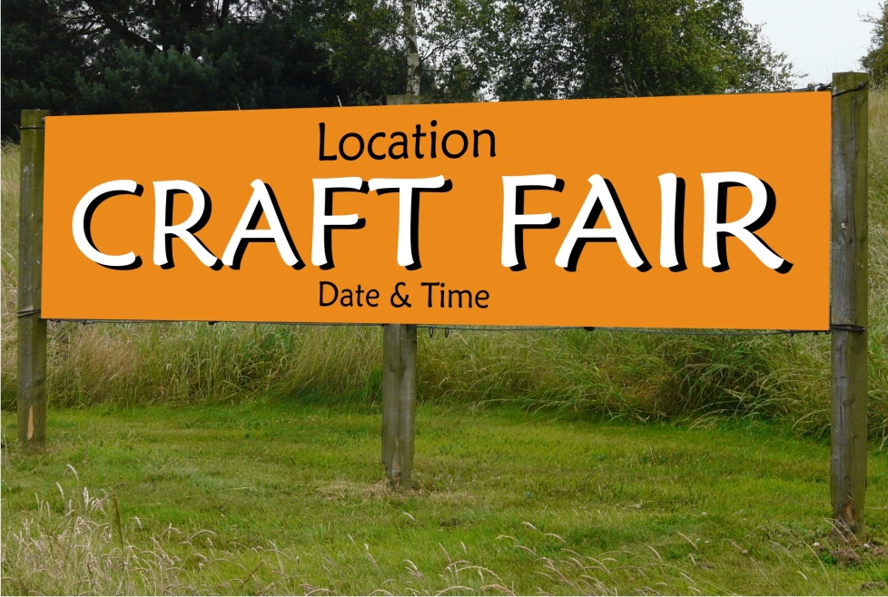 Craft Fair Banner