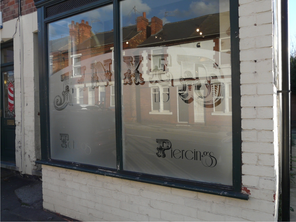 Etched Effect window graphics