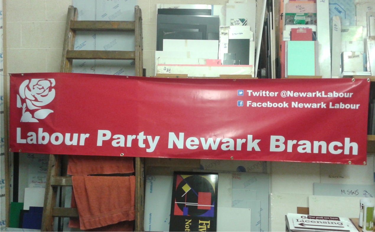 Digitally printed pvc banner by M Signs