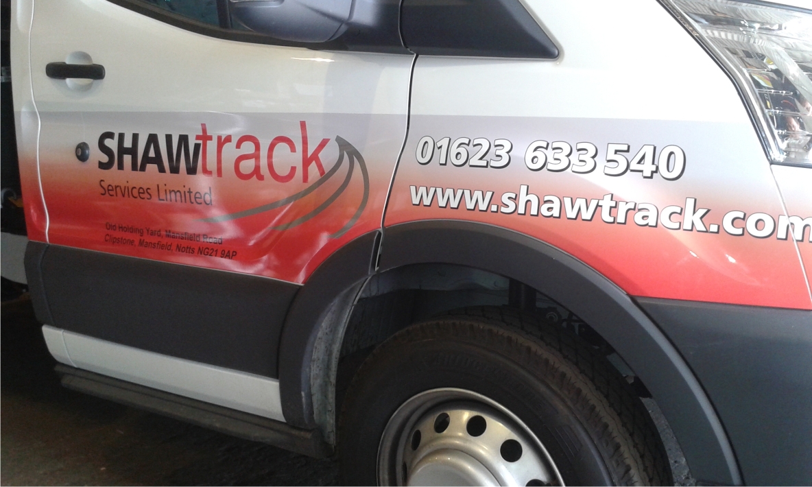 Shawtrack digitally printed vehicle graphics
