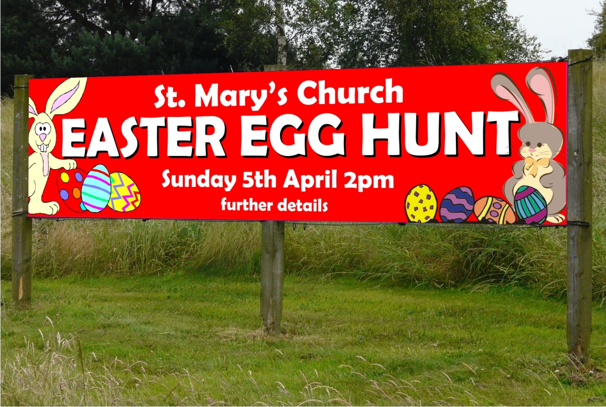 Easter Egg Hunt Banner