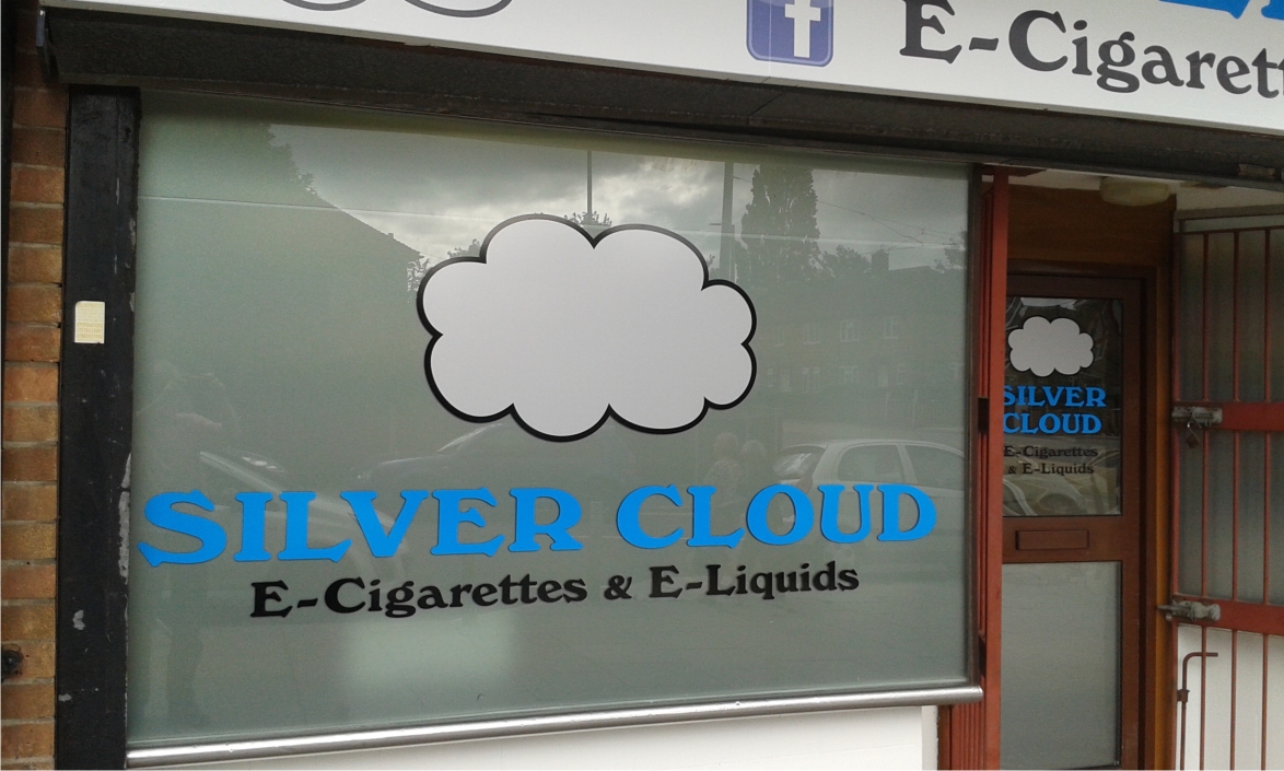 Window graphics in Clifton by M Signs for Silver Cloud