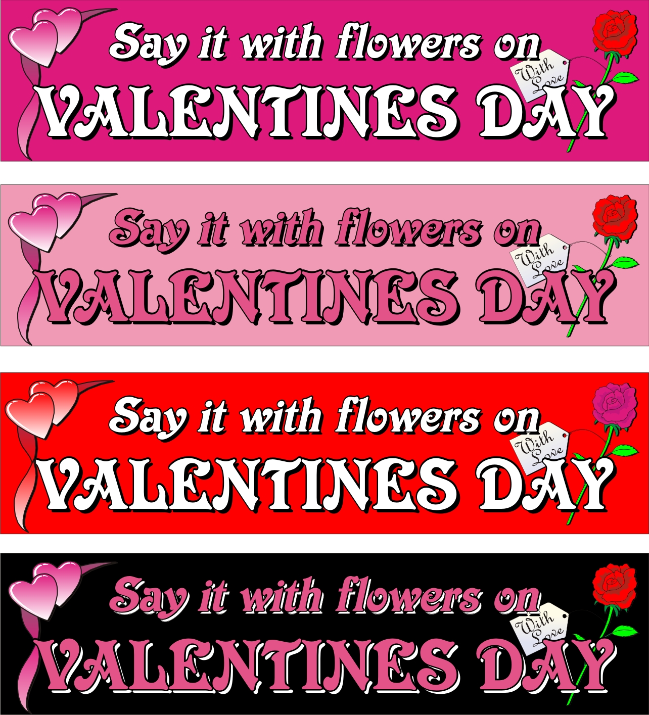 Valentines Florist Banner