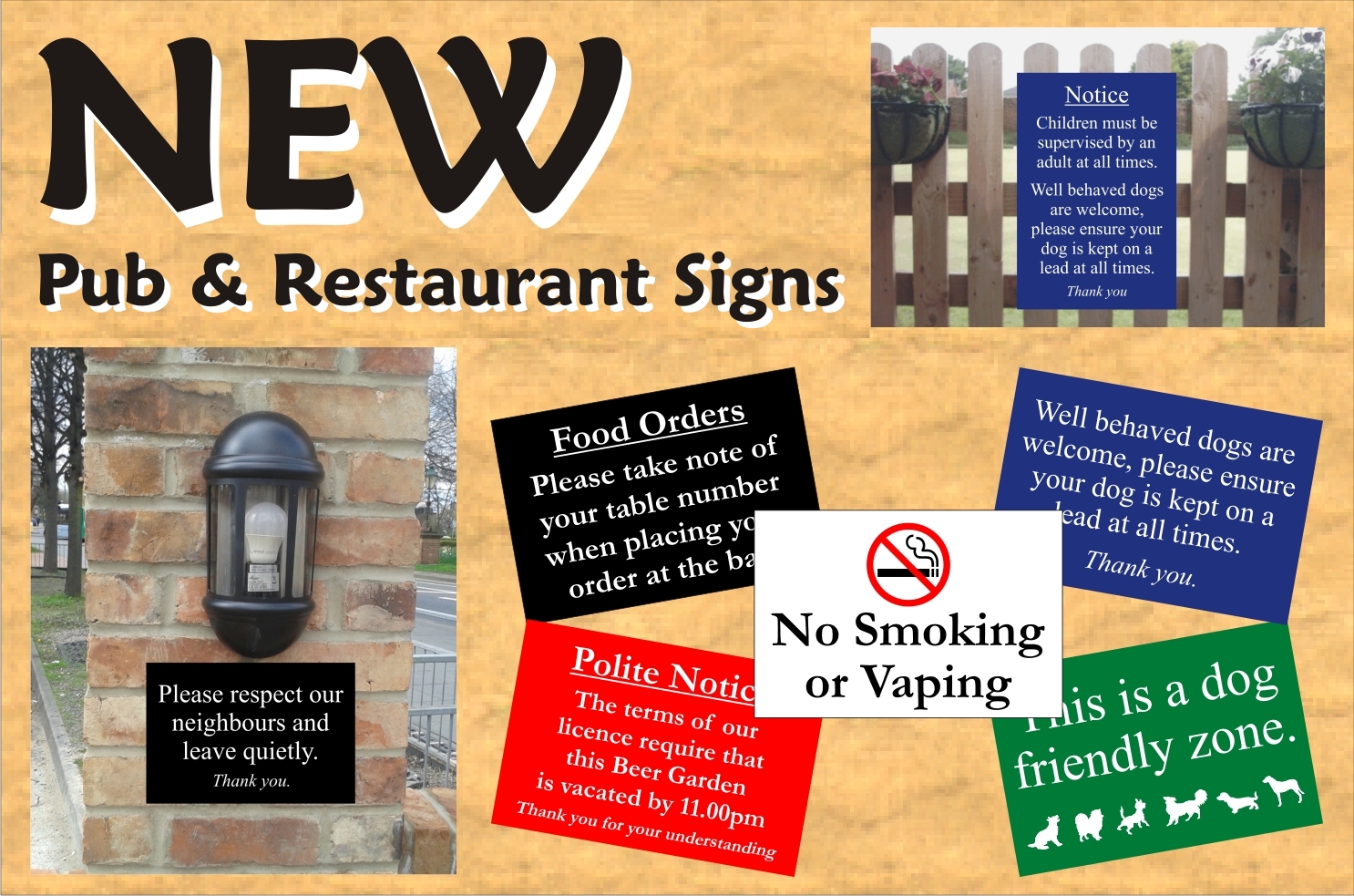 Pub & Restaurant Signs
