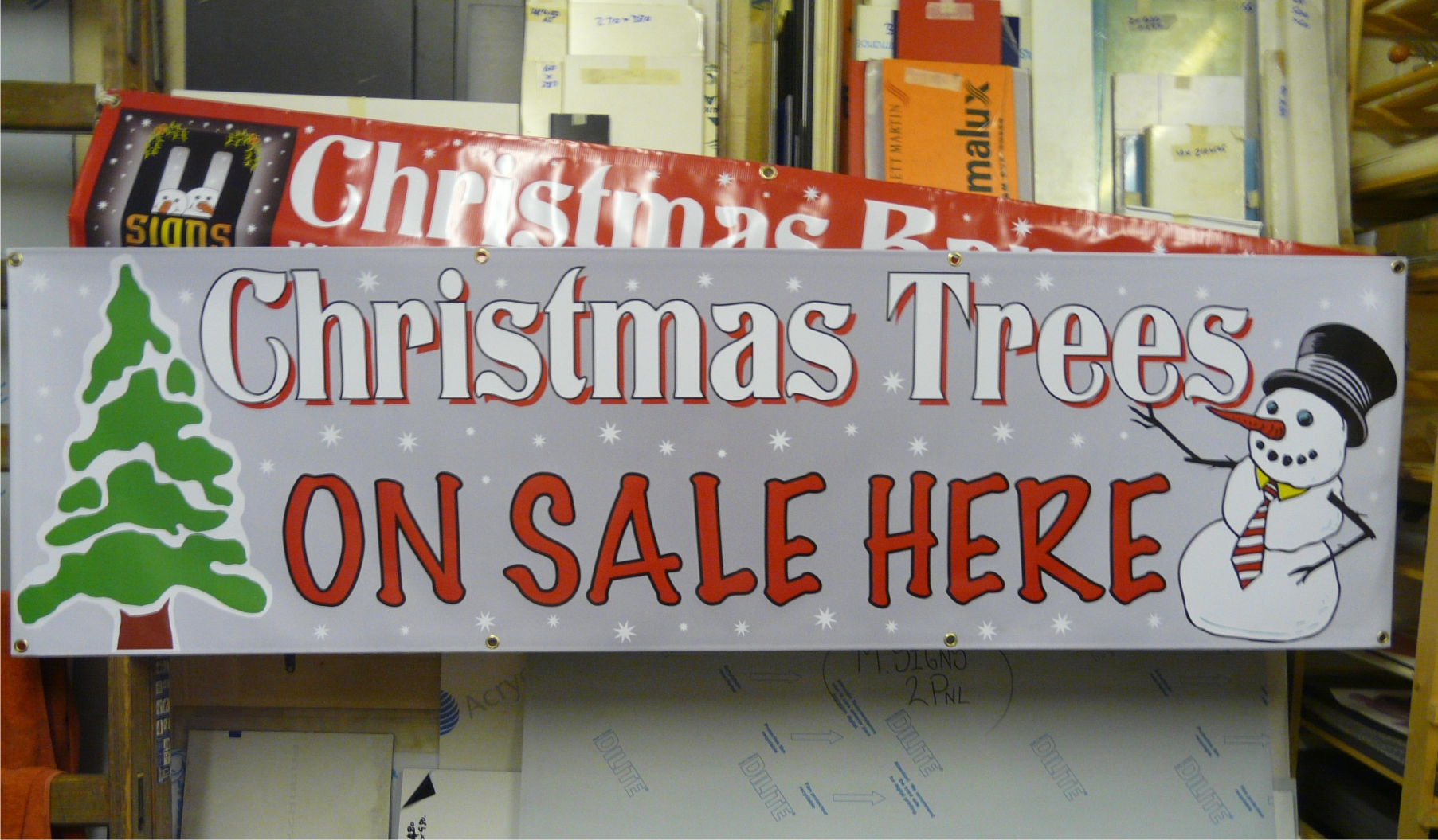 Christmas Tree Sale banner